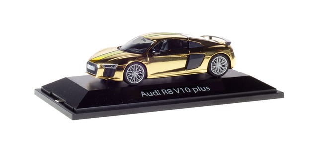 herpa Cars&Trucks 1/43 アウディ R8 V10 plus ゴールド
