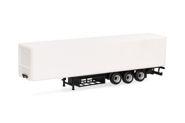 [予約]herpa Cars&Trucks 1/87 (プラスチック製) カーテンキャンバスセミトレーラー 3軸 リア開閉ドア/オープンパレットボックス付