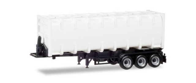 herpa Cars&Trucks 1/87 30ft. コンテナトレーラー シャーシ ブラック