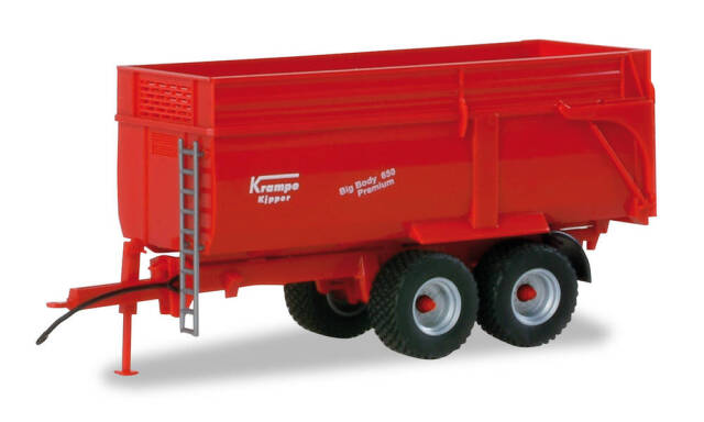 herpa Cars&Trucks 1/87 Krampe トレーラー Big Body 650 シルバー塗装リム