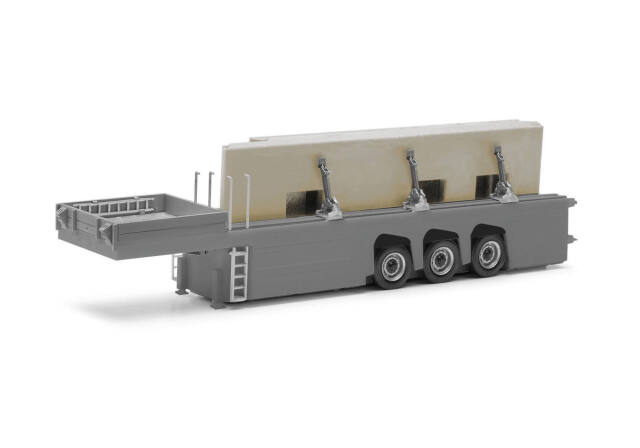 herpa Cars&Trucks 1/87 建材運搬セミトレーラー Herpa shell construction house 1階部分付