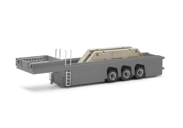 herpa Cars&Trucks 1/87 建材運搬セミトレーラー Herpa shell construction house 最上階部分付