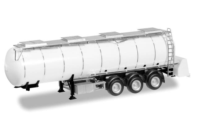 herpa Cars&Trucks 1/87 (プラスチック製) Feldbinder フードタンクセミトレーラー 32m³ 3軸 ホワイト