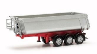 herpa Cars&Trucks 1/87 Schmitz Cargobull スチールトラフ付 ダンプセミトレーラー シルバーメタリック
