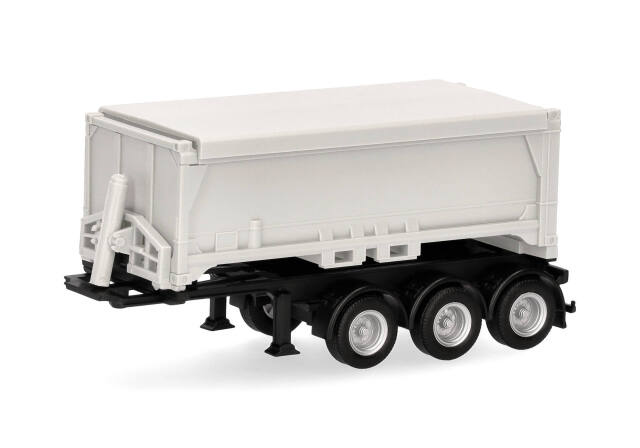 [予約]herpa Cars&Trucks 1/87 (プラスチック製) 掘削資材コンテナ 3軸ホワイト