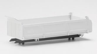 herpa Cars&Trucks 1/87 Meiller ダンプトラック 4軸 ホワイト (2個)