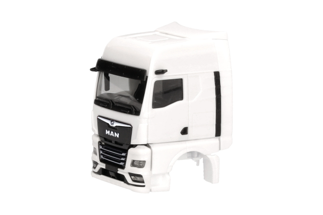[予約]herpa Cars&Trucks 1/87 (プラスチック製) MAN eTGX GX キャビン ウインドディフレクター/ミラーカメラ付 ホワイト (2個)