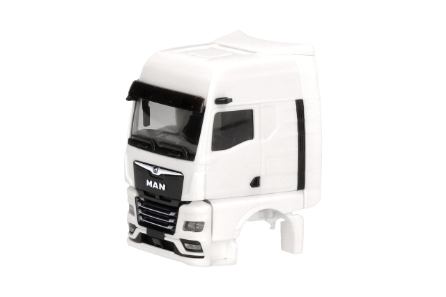 [予約]herpa Cars&Trucks 1/87 (プラスチック製) MAN TGX GX キャビン ウインドディフレクター/ミラーカメラ付 ホワイト (2個入り)