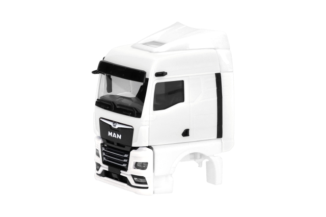 [予約]herpa Cars&Trucks 1/87 (プラスチック製) MAN TGX GM キャビン ウインドディフレクター/ミラーカメラ付 ホワイト (2個入り)
