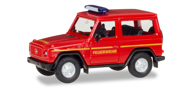 herpa Cars&Trucks 1/87 メルセデスベンツ G-Modell"Feuerwehr Einsatzleitung"
