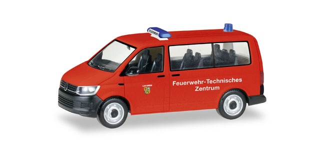 herpa Cars&Trucks 1/87 フォルクスワーゲン T6 バステューリンゲン消防署