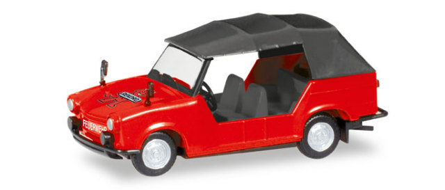 herpa Cars&Trucks 1/87 トラバント 601 Kubel "LEAG消防隊/ブランデンブルク"