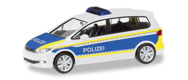herpa Cars&Trucks 1/87 フォルクスワーゲン トゥーラン "Polizei Brandenburg"