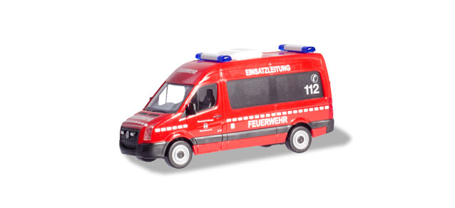 herpa Cars&Trucks 1/87 フォルクスワーゲン クラフター ハイルーフバス運用管理消防隊 エッシュウェーゲ