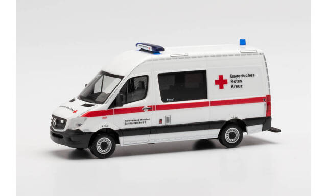 herpa Cars&Trucks 1/87 メルセデスベンツ スプリンター セミバス BRKミュンヘン 災害対策車両