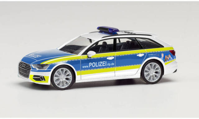 herpa Cars&Trucks 1/87 アウディ A6 アバント "ラインラントプファルツ州警察"