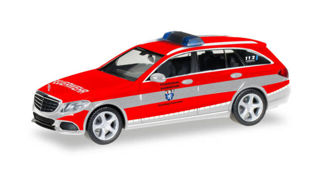herpa Cars&Trucks 1/87 メルセデスベンツ Cクラス Tモデル 消防指揮車 ?ザールブリュッケン ボランティア消防団“