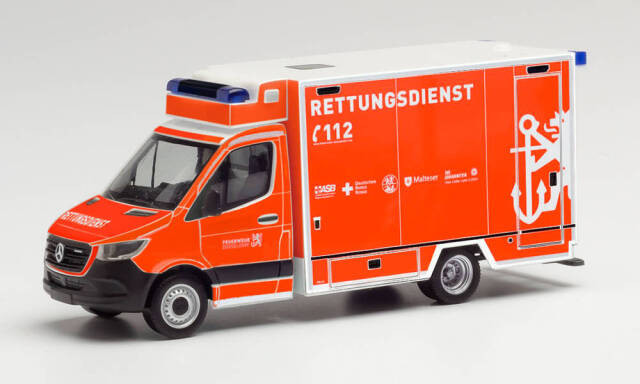 herpa Cars&Trucks 1/87 メルセデスベンツ スプリンター 救急車 ?デュッセルドルフ消防署“