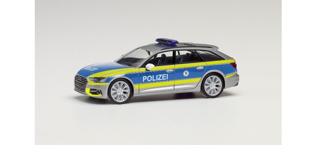 herpa Cars&Trucks 1/87 アウディ A6 アバント テューリンゲン警察