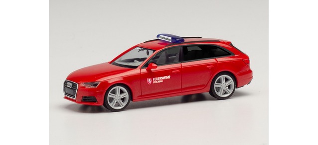herpa Cars&Trucks 1/87 アウディ A4 アバント 指揮統制車 "シュトルベルク消防署"