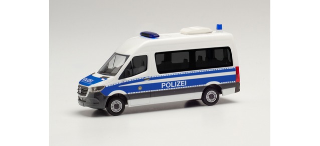 herpa Cars&Trucks 1/87 メルセデスベンツ スプリンター `18 ボックス ハイルーフ "ベルリン警察署移動式車両"