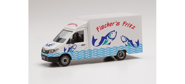 herpa Cars&Trucks 1/87 MAN TGE フードトラック  „Fischer's Fritz“