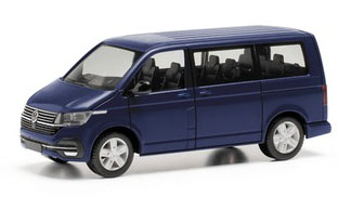 herpa Cars&Trucks 1/87 フォルクスワーゲン T6.1 カラベル ディープオーシャンブルー