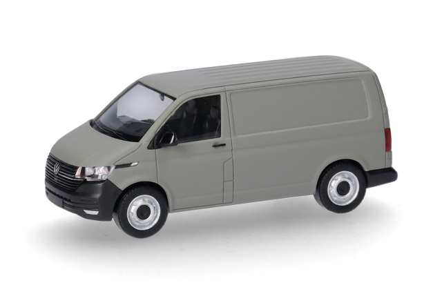 [予約]herpa Cars&Trucks 1/87 (プラスチック製) フォルクスワーゲン T6.1 ボックストラック アスコットグレー