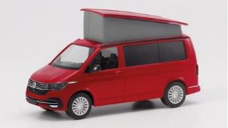 herpa Cars&Trucks 1/87 フォルクスワーゲン T 6.1 カルフォルニア チェリーレッド