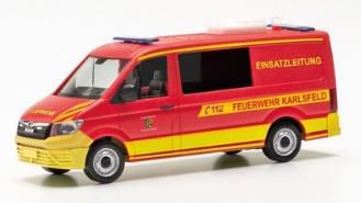 herpa Cars&Trucks 1/87 MAN TGE フラットルーフ セミバス 消防指揮車 “カールスフェルト消防署”