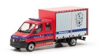 herpa Cars&Trucks 1/87 (プラスチック製) メルセデスベンツ Sprinter 18 Kasten アウグスブルク消防署