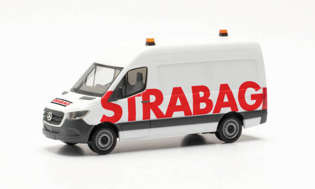 herpa Cars&Trucks 1/87 メルセデスベンツ スプリンター `18 ボックスボディ ハイルーフ “STRABAG”
