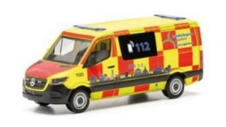 herpa Cars&Trucks 1/87 メルセデスベンツ スプリンター フラットルーフ “Rescue Service City Area Aachen”