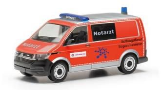 herpa Cars&Trucks 1/87 フォルクスワーゲン T6.1 バス NEF "Rescue service region Hannover/Johanniter"