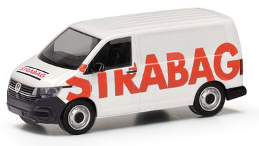 herpa Cars&Trucks 1/87 フォルクスワーゲン T6.1 ボックス "STRABAG"