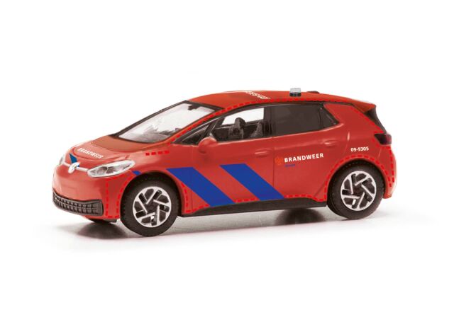 [予約]herpa Cars&Trucks 1/87 (プラスチック製) フォルクスワーゲン ID.3 ユトレヒト消防署