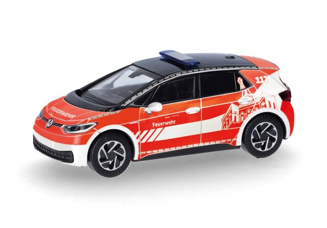 [予約]herpa Cars&Trucks 1/87 (プラスチック製) フォルクスワーゲン ID.3 カッセル消防署