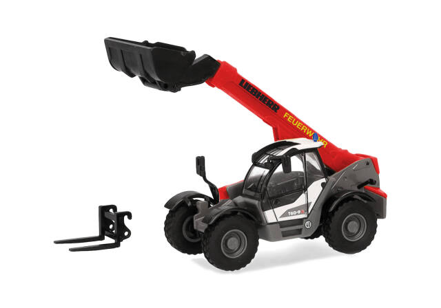 [予約]herpa Cars&Trucks 1/87 (プラスチック製) リープヘル テレスコピックハンドラー T60-9S 消防隊
