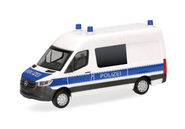 herpa Cars&Trucks 1/87 (プラスチック製) メルセデスベンツ スプリンター'18 ハーフバス ハイルーフノルトライン・ヴェストファーレン州警察/火災調査官