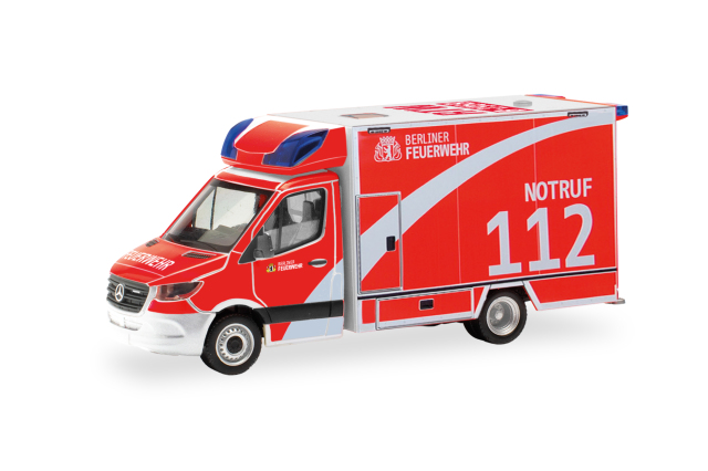 herpa Cars&Trucks 1/87 (プラスチック製) メルセデスベンツ スプリンター  '18 レスキュー車両 ベルリン消防隊