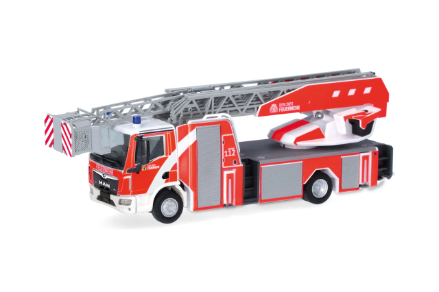 [予約]herpa Cars&Trucks 1/87 (プラスチック製) MAN TGM CC 回転式はしご車 "ベルリン消防隊"