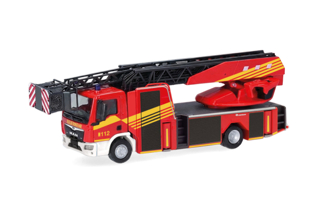 [予約]herpa Cars&Trucks 1/87 (プラスチック製) MAN TGM CC 回転式はしご消防車