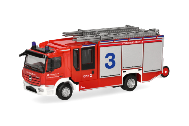 [予約]herpa Cars&Trucks 1/87 (プラスチック製) メルセデスベンツ アテゴ ’13 ツィーグラー Z-Cab "フリードリヒスハーフェン空港消防"