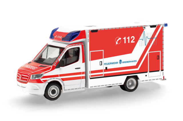 [予約]herpa Cars&Trucks 1/87 (プラスチック製) メルセデスベンツ スプリンター ’18 ファーテック救助車両 "ブレーマーハーフェン消防"