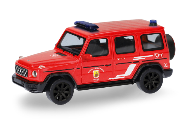 [予約]herpa Cars&Trucks 1/87 (プラスチック製) メルセデスベンツ Gクラス "アルグント消防団" (イタリア)