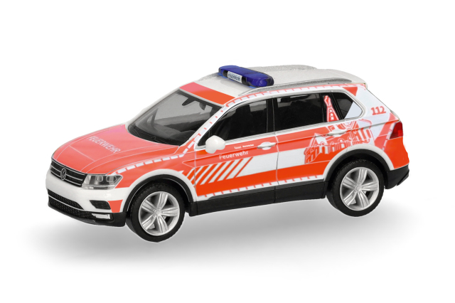[予約]herpa Cars&Trucks 1/87 (プラスチック製) フォルクスワーゲン ティグアン  "カッセル消防局"