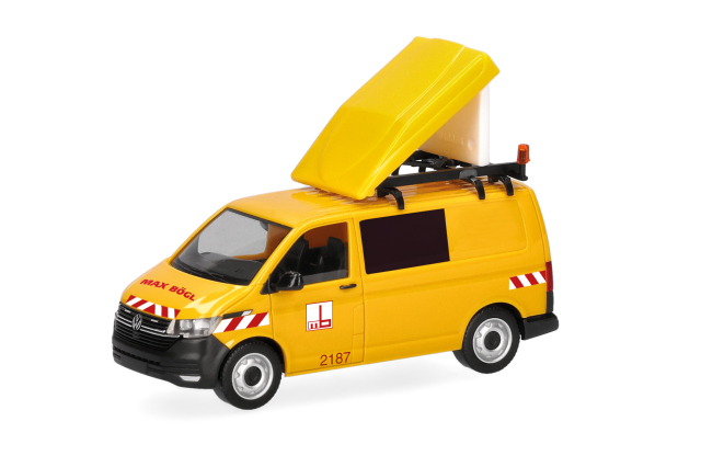 [予約]herpa Cars&Trucks 1/87 (プラスチック製) フォルクスワーゲン T6.1  ハーフバス BF3 "Max B?gl"