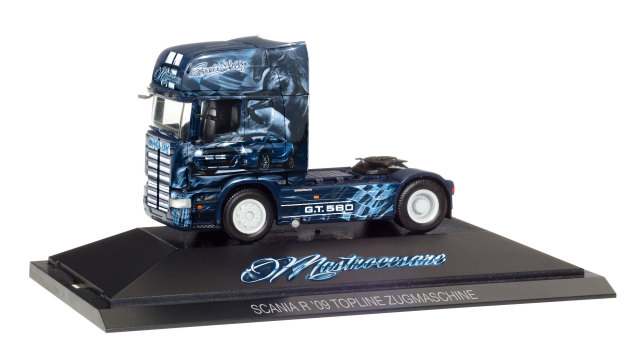 herpa Cars&Trucks 1/87 スカニアR V8 TL リジッドトラクター "Shelby GT580/Spedition Mastrocesare"