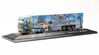 herpa Cars&Trucks 1/87 メルセデスベンツ アクトロス `18 冷蔵ボックス セミトレーラー “Herpa Weltgeschichte Nr. 3.2, Schumacher”