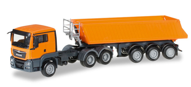 herpa Cars&Trucks 1/87 MAN TGS L Euro 6 ダンプ セミトレーラー